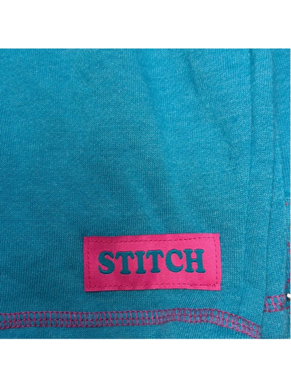 Girls Disney Stitch Matching Set Size 5 Shorts Sweatshirt